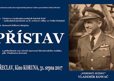 Vzpomínka na Vladimíra Kowače u příležitosti 100. výročí jeho narození, Břeclav, 31. 8. 2017