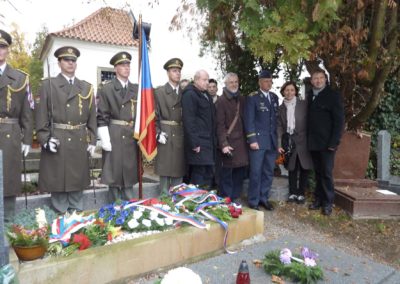 Vzpomínka na generála Karla Janouška, Šárecký hřbitov, Praha, 30. 10. 2015