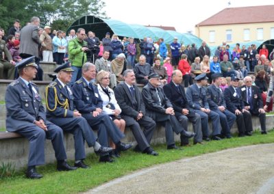 Oslava 100. výročí narození Josefa Františka, stíhacího pilota RAF, Otaslavice, 2014